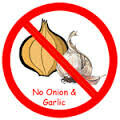 No garlic no onions