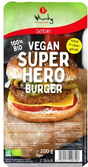Wheaty Vegan superheld (hero) burger 180g
