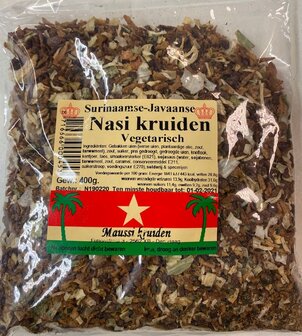 Maussi kruiden Nasi kruiden vegetarisch 400g 