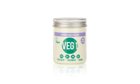 The Vegan Society VEG 1 multivitamin Blackcurrant 90 tablets  *THT  FEB 2027*