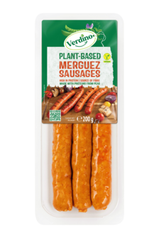 Verdino Plant-Based Merguez Sausages 200g *bbd +10dgn*