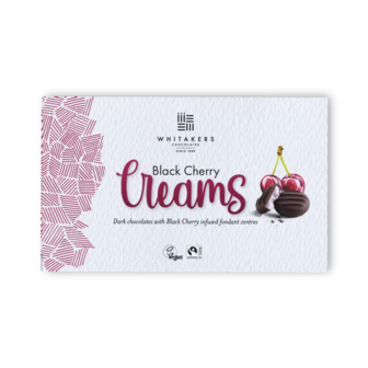 Whitakers Dark Chocolate Black Cherry Fondant Creams 150g