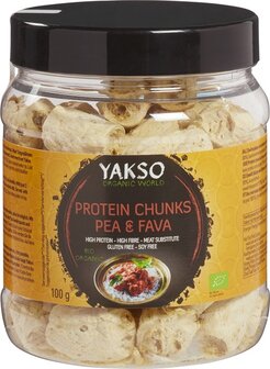 Yakso Eiwitbrokken erwten &amp; favabonen 100g