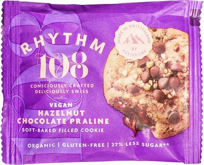 Rhythm 108 Hazelnut chocolate praline cookie 50g