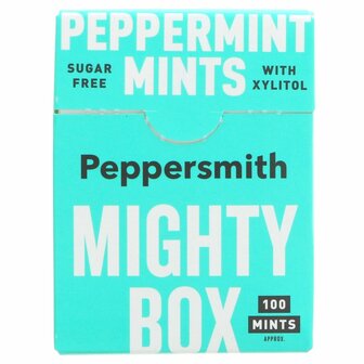 Peppersmith MEGA Pouch Peppermint Xylitol Chewing Mints 330g (approximately 560 gums)