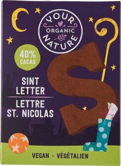 Your Organic Nature Vegan chocoladeletter bruin S 130g