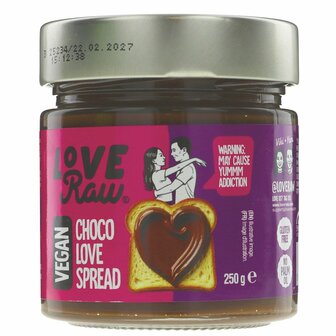 Loveraw Hazelnut cacao spread 250g