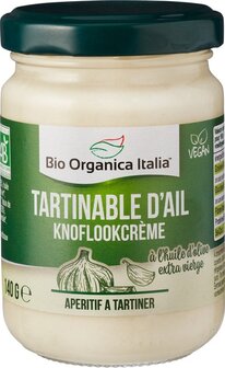 Bio Organica Italia Knoflookcr&egrave;me 140g