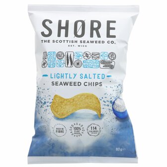 Shore Salted Seaweed Chips 80g