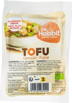 De Hobbit Gerookte Tofu 220g *tht 20.05.2026*
