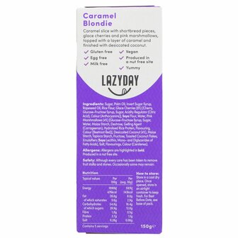 Lazy Day Caramel Blondie 150g