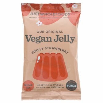 Just Wholefoods Jelly Strawberry 85g