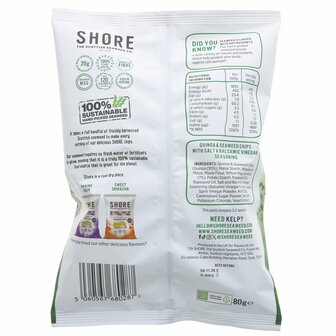 Shore Salted balsamic Seaweed Chips 80g