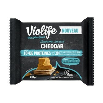 Violife Supreme Cheddar Blok 200g *tht 31.08.2026*