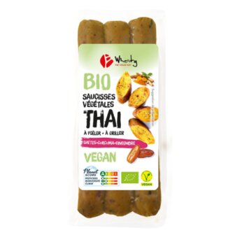 Wheaty Thaise Biologische Worstjes 120g