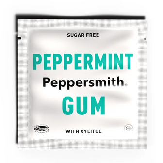 Peppersmith Pepermuntkauwgom 3 g zakjes x 1000 (2 stukken kauwgom)