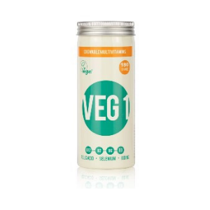 The Vegan Society VEG 1 Multivitamin ORANGE Kauwtabletten 180 stuks *THT JANUARI 2027*