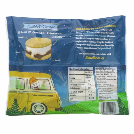 Dandies Vegan Vanilla Jumbo Campers 280g *THT 04.11.2025*
