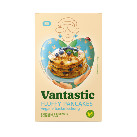 Vantastic Fluffy Pancakes, BIO, 180g