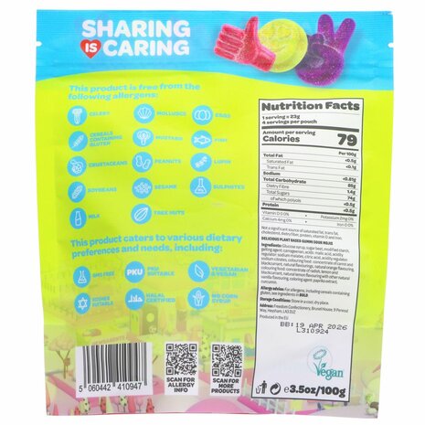 Freedom Confectionery Gummies Mojis 100g