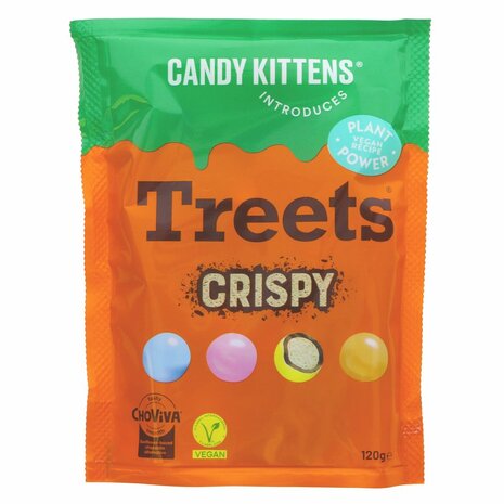 Candy Kittens Treets Crispy Choc Coated 120g