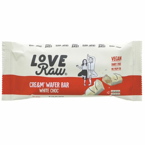 Loveraw LoveRaw White Chocolate Wafer 43g