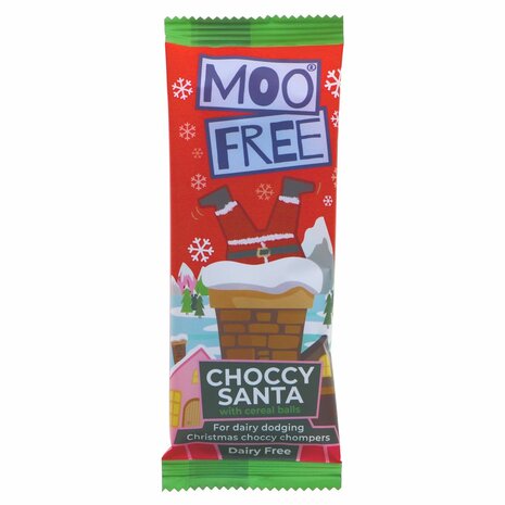 Moo Free Choccy Santa Bar 30g