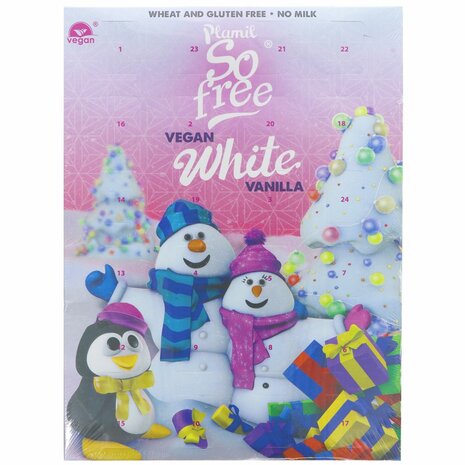 Moo Free White Choc Advent Calender 70g