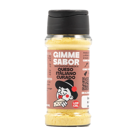 Gimme Sabor Queso Italiano Curado (Kruidenmix Plantaardig Kaasmaak Parmezaan) 55 g