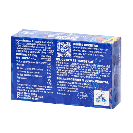 Gimme Sabor atun ( Plantbased protein tuna flavour with olive oil) 20g