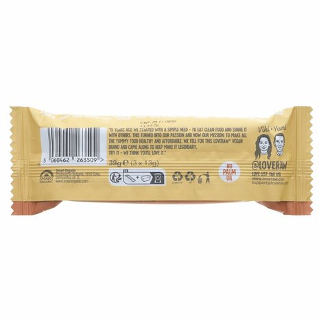 Loveraw Almond Butter Cups 39g