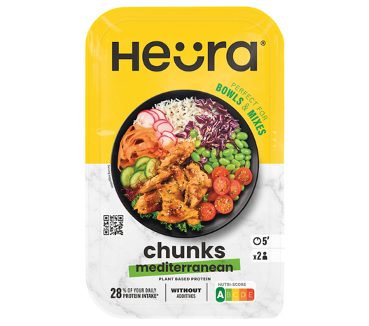 Heura Mediterranean Chunks 160g *DIEPVRIESPRODUCT*