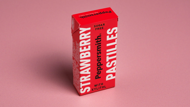 Peppersmith Strawberry Pastilles 15g 
