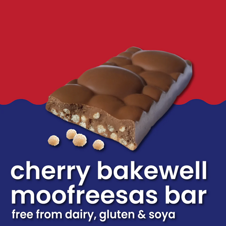 Moo Free Cherry Bakewell Egg & Bar 135g