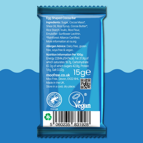Moo Free Clucky Egg Bar 15g