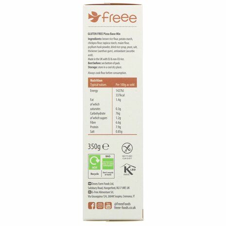 Doves Farm Pizza Base Mix 350g