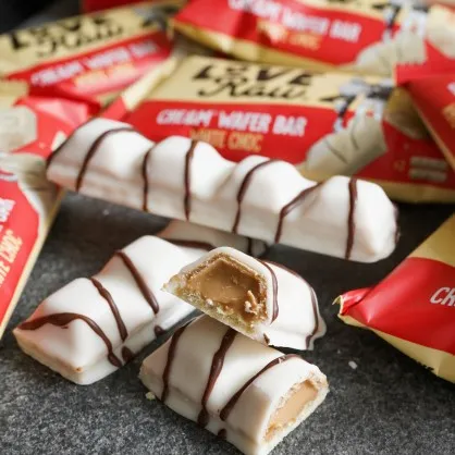 Loveraw White Chocolate Wafer 34g