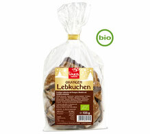 LINEA NATURA lebkuchenherzen mit kirschfüllung, bio 125g