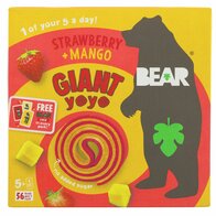 Bear Giant Yoyo -Strawberry/Mango 5 x 20g