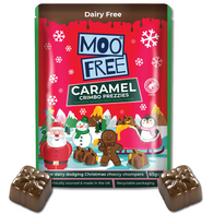 Moo Free Festive Caramel Filled Shapes 65g