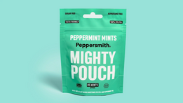 Peppersmith Mighty Pouch  Peppermint Mints 50g ( 85 mints)