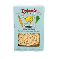 D'Angelo Very Verdure Tortellini (Gevulde Groentevulling) farcis aux légumes BIO 250g