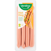 Verdino Plant-Based Hot Dog Sausages 225g *bbd +10dgn*