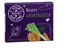 Your Organic Nature Heldere groentenbouillonblokjes zonder gist 66g