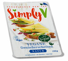 Simply V Vegane Geniesserscheiben Natural 150g  *THT 07.12.2025*