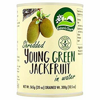 Nature's Charm young groen jackfruit (shredded) in water 565g