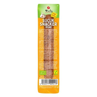 Wheaty SNACKER Sucuk, BIO, 30g