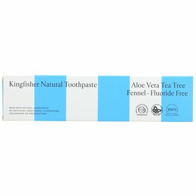 Kingfisher Aloe Vera/ Tea Tree Fennel fluoride-free toothpaste 100ml