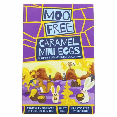 Moo Free Caramel Mini Eggs 88g
