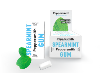 Peppersmith  Spearmint Gum 15g